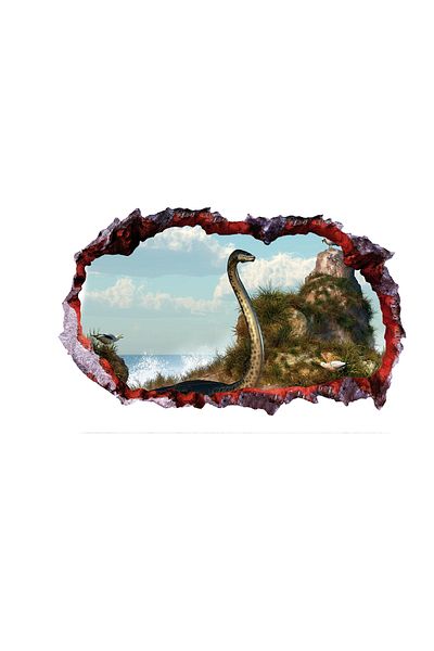 BV Decorative sticker with Dinosaurs, 85 cm, 4337ST-1