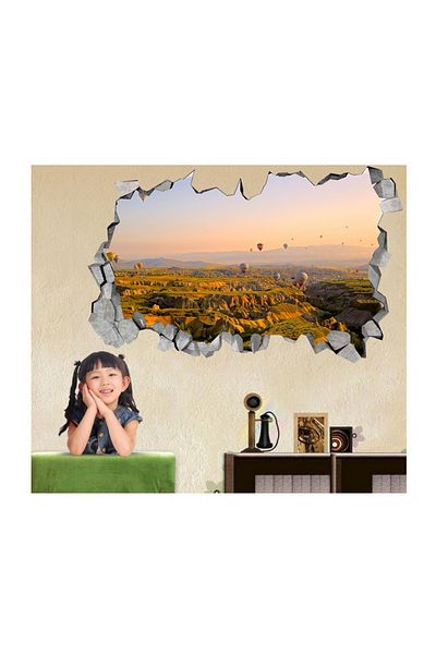 BV Decorative sticker, hole in the wall 3D, Balloons, 85 cm, 173STK-1