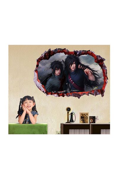 BV Decorative sticker, 3D hole in the wall, Naruto, 85 cm, 1028STK-1