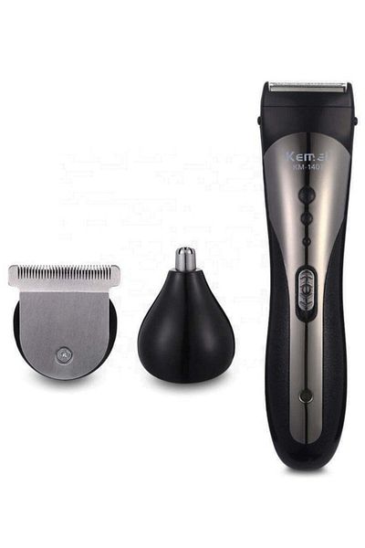 Generic 3-in-1 Rechargeable Hair, Beard & Nose Trimmer – Multi-Functional Grooming Kit with 4 Guide Combs,