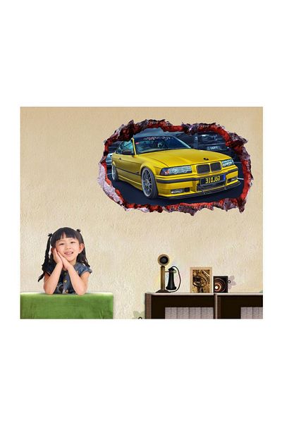 BV Decorative car sticker, Hole in the wall 3D, 80 cm, 1010STK-2