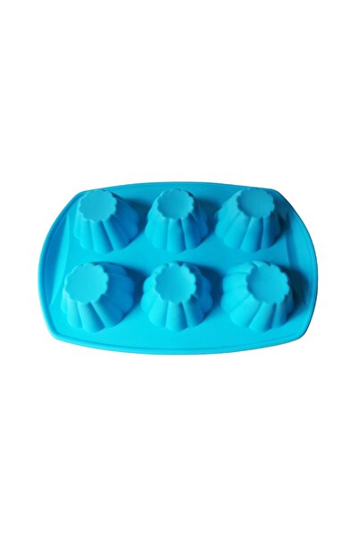 BV Silicone mold, For cakes, 6 cavities, Alabaster, 29 cm, 345COF