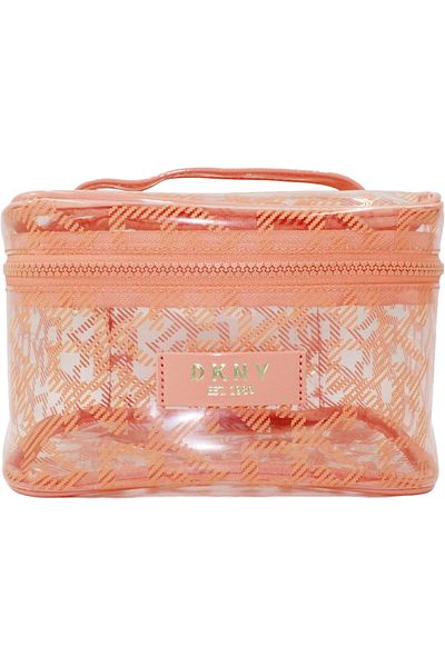 Dkny Lucid Drem Train Case Cosmetic Bag, Travel Make up Bag Small