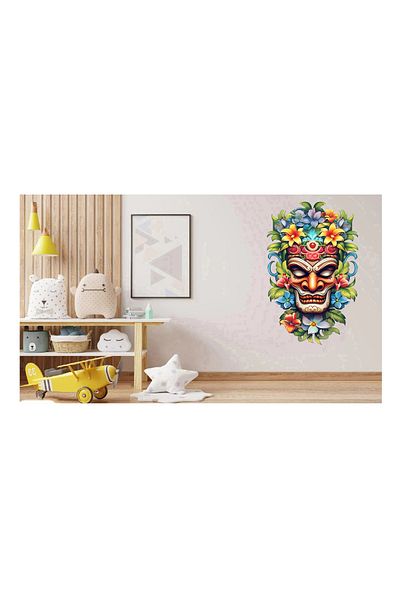 BV Decorative sticker, Mask, Multicolor, 90 cm, 1288STK-2