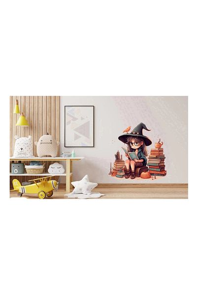 BV Decorative sticker, Little Witch, Multicolor, 62 cm, 1263STK-3