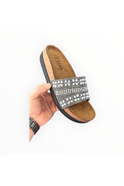 Aldina Nucci Stone Women's Slippers # 1037