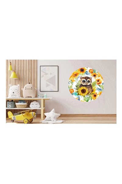 BV Decorative sticker, Owl, Multicolor, 60 cm, 1281STK-1
