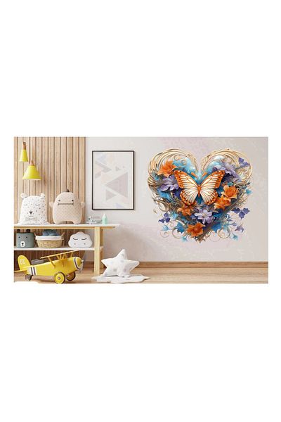 BV Decorative sticker Butterfly, Multicolor, 61 cm, 1316STK-6