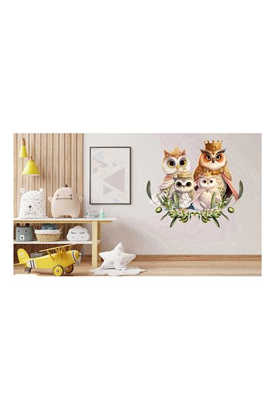 BV Decorative sticker, Royal Family Owl, Multicolor, 68 cm, 1295STK