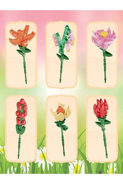 OEM Mystery Flower Box – Lilac Surprise Box Flower Construction Set