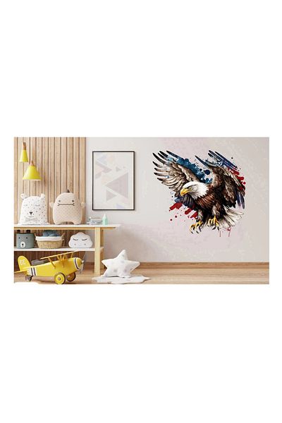 BV Decorative sticker, American Eagle, Multicolor, 60 cm, 1270STK-5