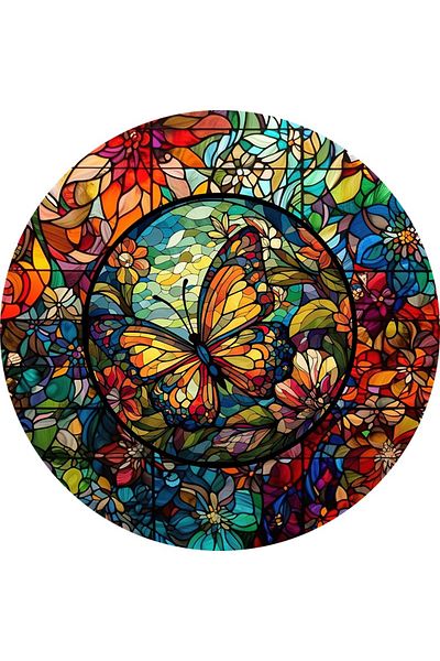 BV Decorative sticker, Butterfly, Multicolor, 60 cm, 1278STK-1