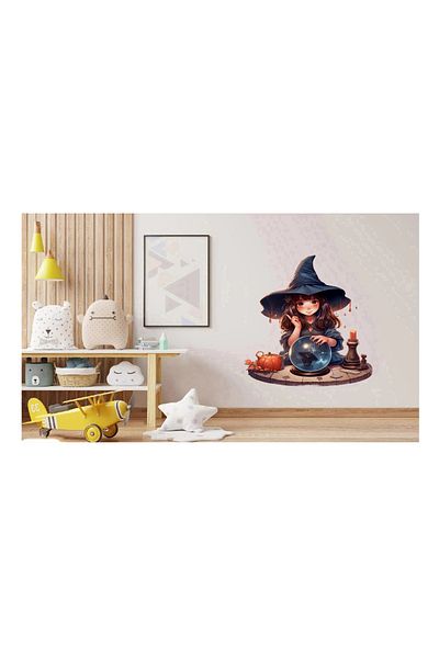 BV Decorative sticker, Little Witch, Multicolor, 67 cm, 1263STK-2