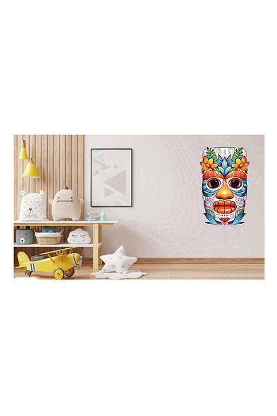 BV Decorative sticker, Mask, Multicolor, 90 cm, 1288STK-7