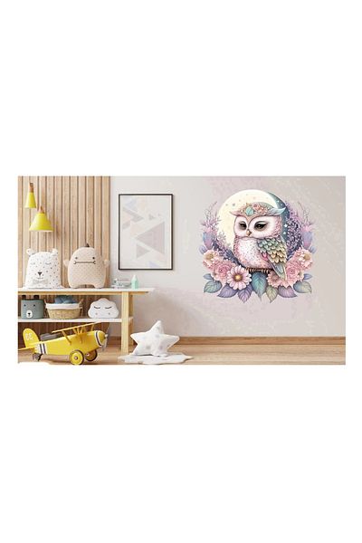 BV Decorative sticker, Owl, Multicolor, 60 cm, 1296STK-2