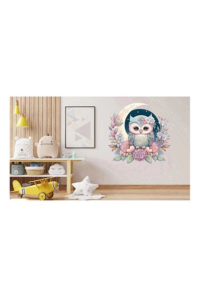 BV Decorative sticker, Owl, Multicolor, 60 cm, 1296STK-1