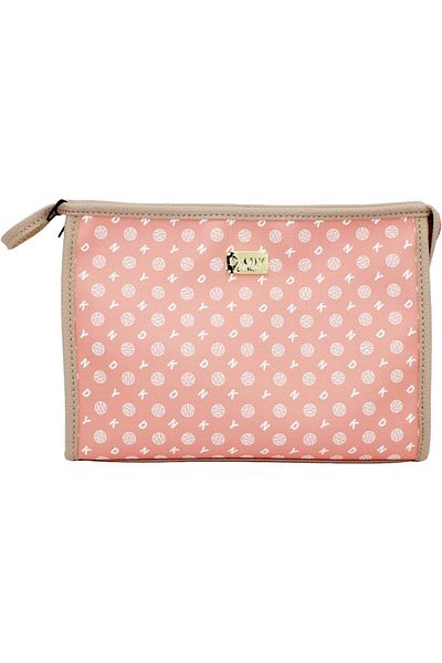 Dkny Legacy Tstand Cosmetic Bag - Waterproof and Lightweight Travel Makeup Bag, Storage Bag, Toiletr