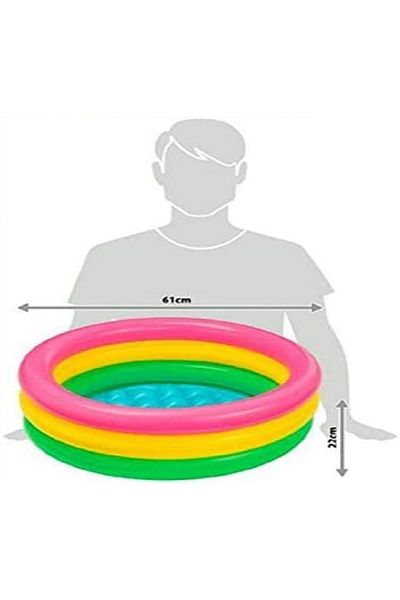 Lintex Rainbow Baby Pool, 61 x 22 cm