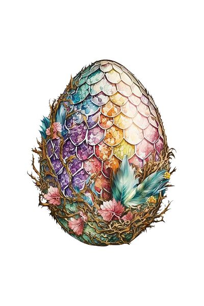 BV Decorative Sticker, Dinosaur Egg, Multicolor, 75 cm, 1207STK