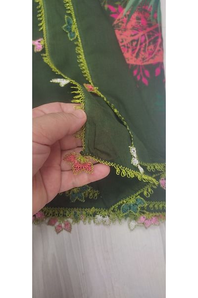 Kevser nur tuhafiye Needle Embroidered Cheesecloth