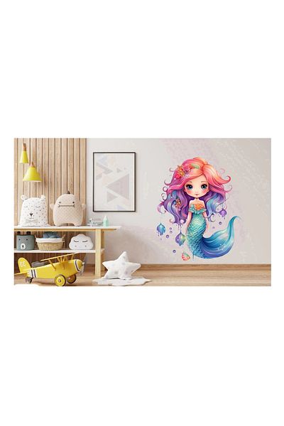 BV Decorative sticker, Little Mermaid, Multicolor, 73 cm, 1344STK-3