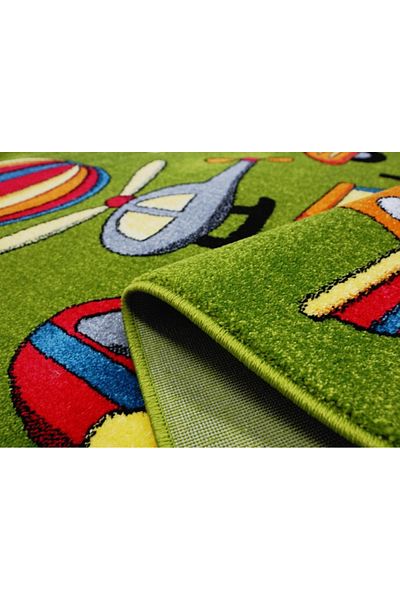 Kolibri Children's Room Carpet Covorexpert 11242-130, Various Sizes, Green, 9 Mm Thread, Anti-Allergic