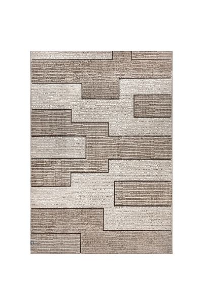 FASHION Carpet Covorexpert 32002-120, Various Sizes, Cream, Brown, 12 Mm Thread, Anti-Allergic, Living Room