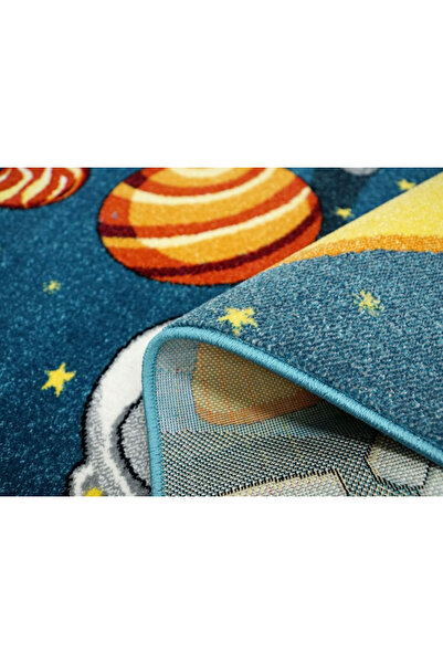 Kolibri Covor Camera Copii 11441-142, Albastru, Fir 9 mm, Antialergic