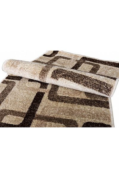 Daffi Carpet Covorexpert 13151-130, Various Sizes, Cream, Brown, 6 Mm Thread, Anti-Allergic, Living Room, Bedroom
