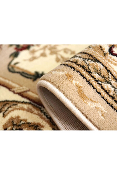 Lotos Oval Carpet 568-100, Cream, 8 Mm Thread, Anti-Allergic, Living Room, Bedroom