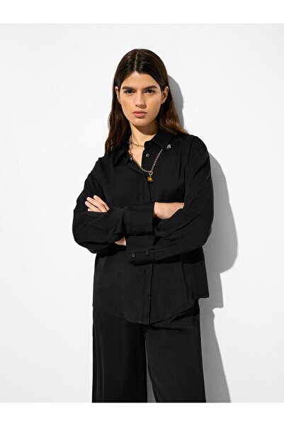 PARFOIS Dökümlü Uzun Kollu Gömlek