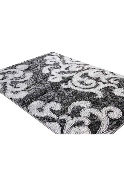 Cappuccino Carpet Covorexpert Ramuri 16028-610, 80 x 150 cm, Grey, 7 mm thread, Anti-allergic, Living room, Bedroom