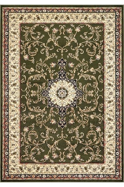 Lotos Carpet Covorexpert 523-310, Various Sizes, Cream, Green, 8 Mm Thread, Anti-Allergic, Living Room, Bedroom