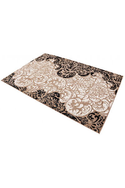 Cappuccino Carpet 16116-13, Cream, Brown, 7 Mm Thread, Anti-Allergic, Living Room