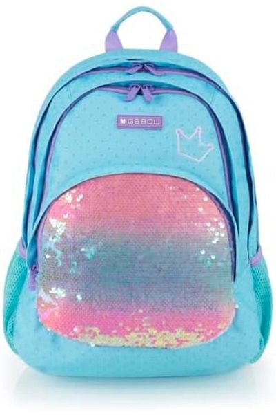 Gabol FANTASY Backpack, light blue, Medidas: 32 x 44 x 18 cm