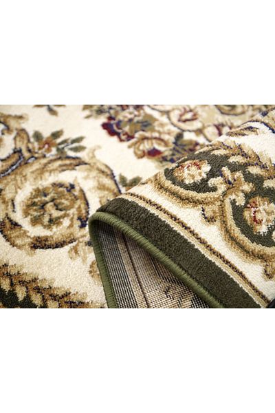 Lotos Carpet Covorexpert 539-130, Various Sizes, Cream, Green, 8 Mm Thread, Anti-Allergic, Living Room, Bedroom