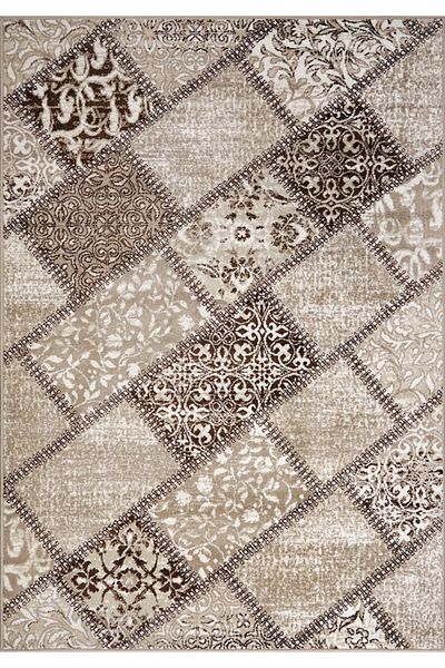 Cappuccino Carpet Covorexpert 16010-12, Various Sizes, Beige, Brown, 7 Mm Thread, Anti-Allergic, Living Room