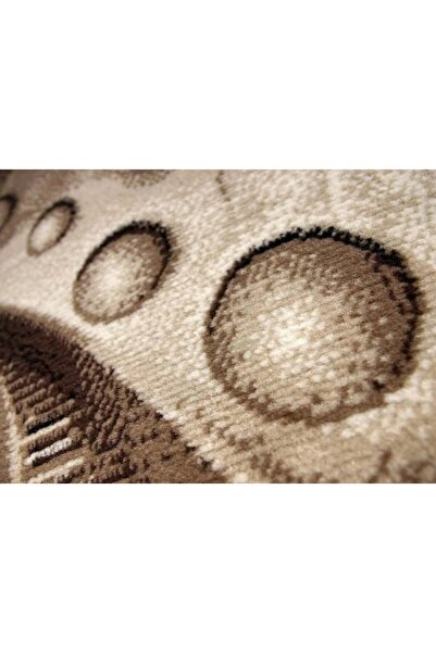 Luna Carpet 1812-12, Brown, 6 Mm Thread, Anti-Allergic, Living Room, Bedroom