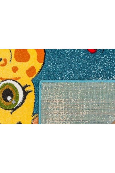 Kolibri Children's Room Carpet Giraffe 11112-140, Multicolor, 9 mm Thread, Anti-Allergic