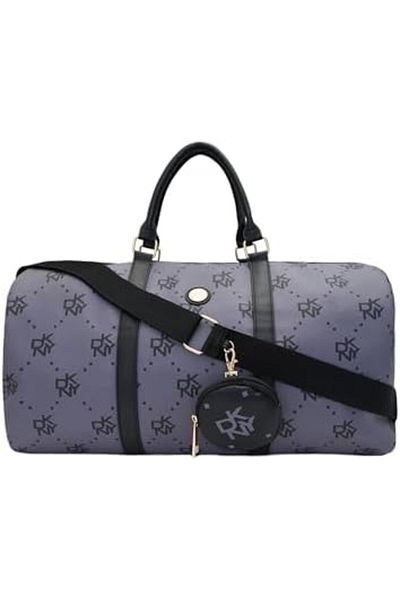 Dkny STREET CRED Gym Bag, Sports Bag with Waterproof Pocket for Wet Towels, Workout Outdoor, Overnight an