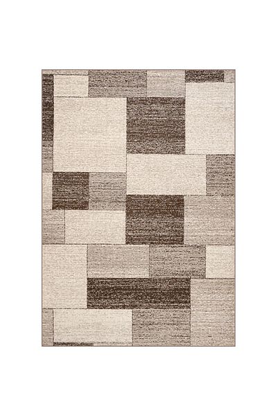 Daffi Carpet Covorexpert 13027-140, Various Sizes, Beige, Brown, 6 Mm Thread, Anti-Allergic, Living Room, Bedroom