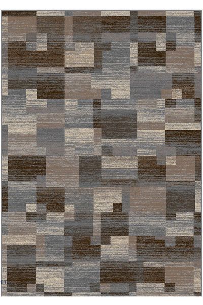 Daffi Carpet Covorexpert 13133-190, 120 x 170 cm, Brown, 6 mm thread, Anti-allergic, Living room, Bedroom