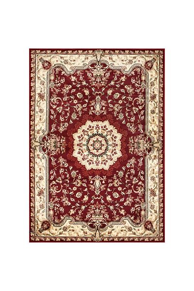 Covorexpert Carpet Lotos 1520-210, 100 x 200 cm, Grena, Red, Thread 8 mm, Antiallergic, Living room