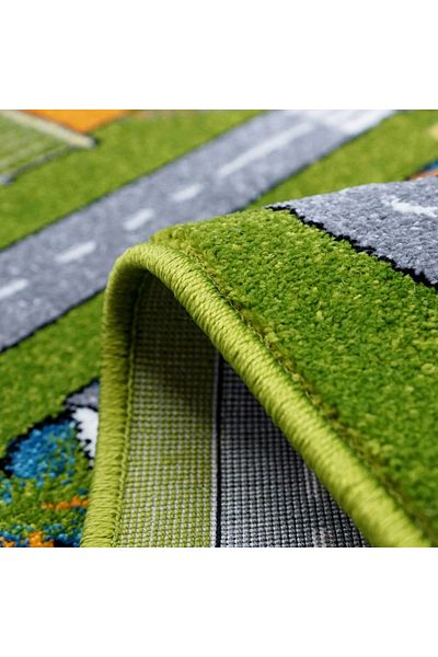 Kolibri Children's Room Carpet Covorexpert Drumulete 11061-130, Various Sizes, Green, 9 Mm Thread, Anti-Allergic