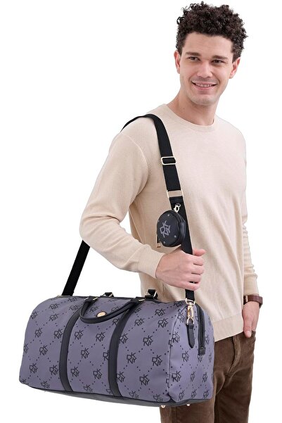 Dkny STREET CRED Gym Bag, Sports Bag with Waterproof Pocket for Wet Towels, Workout Outdoor, Overnight an