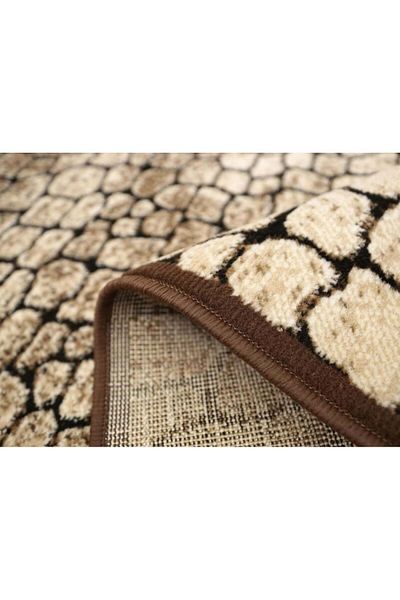 Luna Carpet Covorexpert 1842-12, 50 x 80 cm, Brown, 6 mm thread, Anti-allergic, Living room, Bedroom