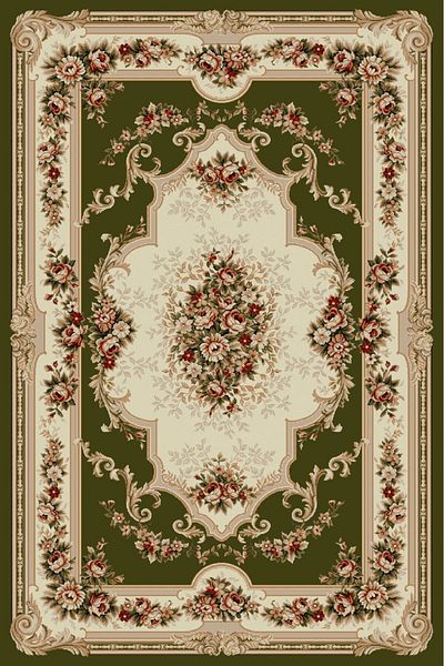 Lotos Carpet Covorexpert 574-310, Various Sizes, Green, 8 Mm Thread, Anti-Allergic, Living Room, Bedroom