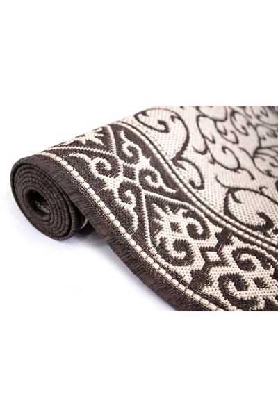 Covorexpert Jute Carpet, Natura 1918-19, Cream, Brown, Anti-Allergic, Living Room, Bedroom