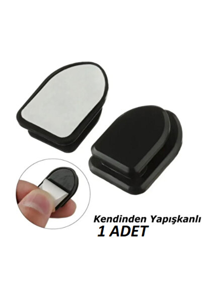 btm home Kendinden Yapışkanlı Askı – Banyo, Mutfak, Kapı Arkası, Duvar, Kablo Düzenleyici –siyah Renk 1 Adet