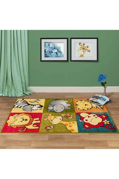 Kolibri Children's Room Carpet Covorexpert 11502-160, Various Sizes, Multicolor, 9 Mm Thread, Anti-Allergic